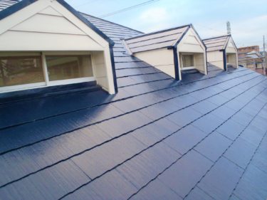 大和市　Aアパート　外装リフォーム　屋根塗装