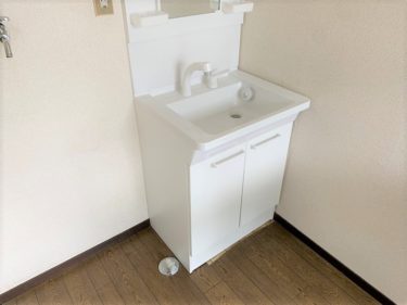 大和市　Aハイツ　水廻りリフォーム　洗面台取り換え