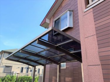 大和市　F様　サイクルポート屋根修理