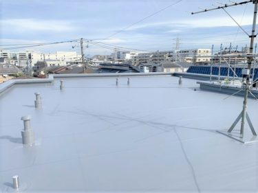 大和市　Aマンション　塩ビシート　屋上防水工事