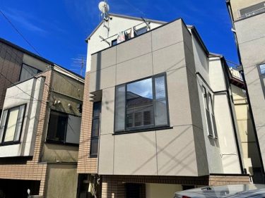 東京都世田谷区　T様邸　外装リフォーム、外壁塗装、屋根塗装、他付帯品塗装、ベランダ防水工事