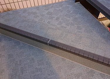 神奈川県大和市　Sアパート　外装リフォーム、共用階段長尺シート　防水工事