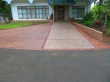 神奈川県大和市　外装リフォーム、外構リフォーム、MATスタンプ