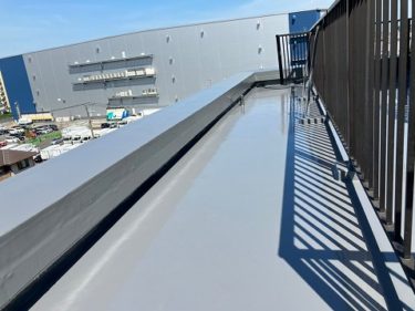 神奈川県横浜市緑区　Rマンション　外装リフォーム、ルーフバルコニー防水工事　手摺グラウト工法