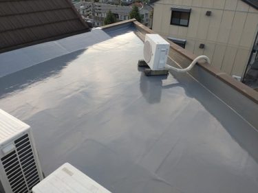 大和市　K歯科医院　外装リフォーム、屋上防水工事