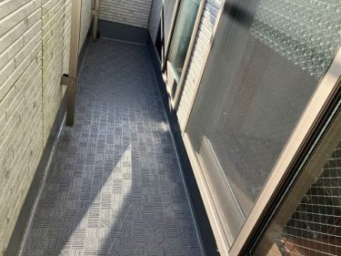 神奈川県大和市　外装リフォーム、共用部長尺シート防水工事