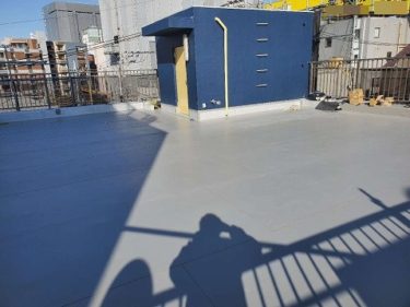 東京都世田谷区　Kビル　外装リフォーム、外壁塗装、屋上防水工事