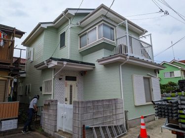 神奈川県大和市O様邸　外装リフォーム、屋根塗装、外壁塗装、他付帯品塗装、ベランダ防水工事