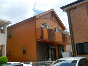 神奈川県大和市K様邸　外装リフォーム、外壁塗装、他付帯品塗装、ベランダ防水工事