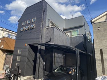 東京都世田谷区F様邸　外装リフォーム、外壁塗装、他付帯品塗装、屋根塗装、ベランダ防水工事