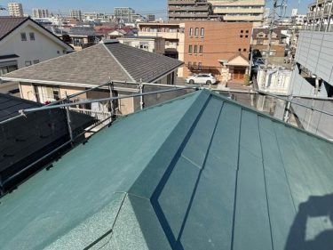 神奈川県大和市S様邸　外装リフォーム、外壁塗装、他付帯品塗装、屋根重ね葺き（カバー工法）