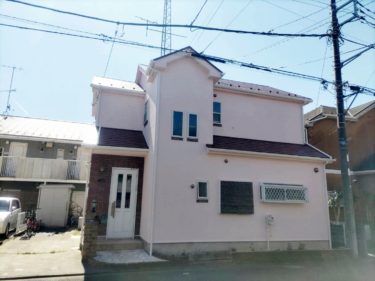 神奈川県大和市K様邸　外装塗装、ペールピンク、カラーシミュレーション　