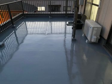 東京都練馬区　Eマンション　屋上　ウレタン防水工事　通気緩衝工法