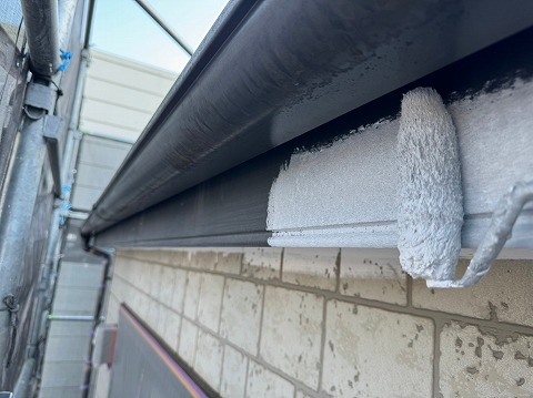 ③破風塗装の詳細写真