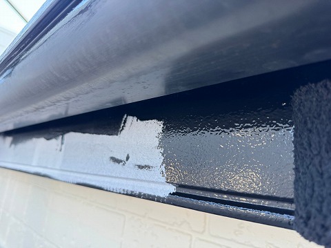 ③破風塗装の詳細写真