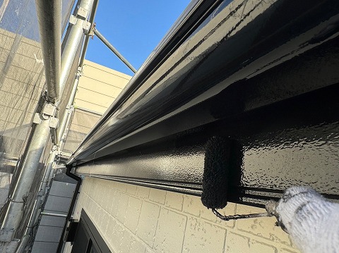 ③破風塗装の詳細写真