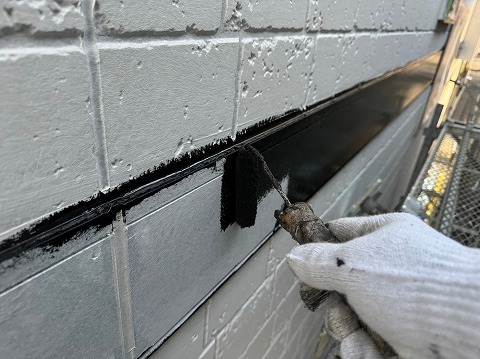 ⑤帯板塗装の詳細写真