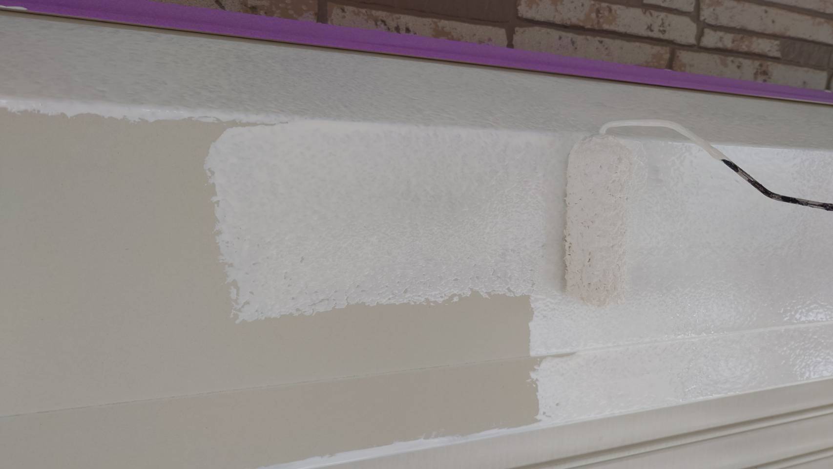 ⑧シャッターボックス塗装の詳細写真