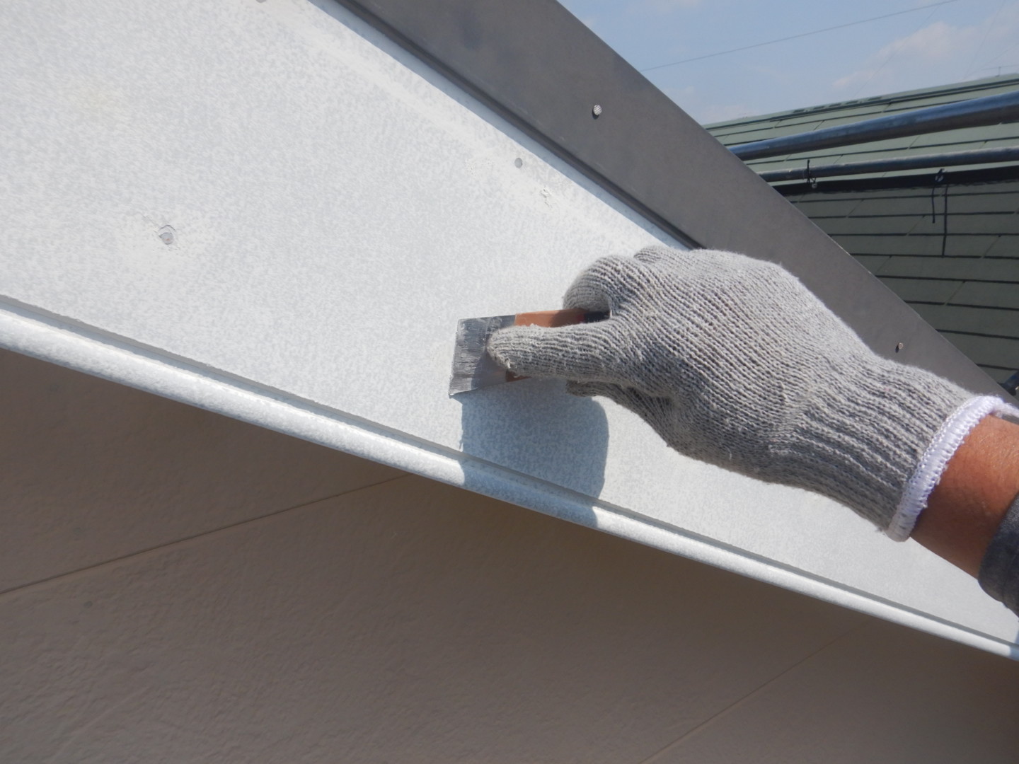 ⑦破風塗装の詳細写真