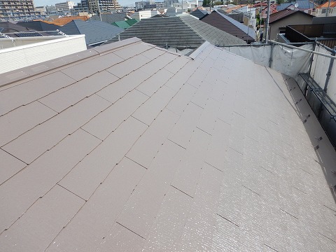 ③屋根塗装の詳細写真
