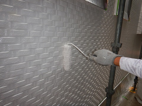 ⑤外壁塗装 上塗りの詳細写真