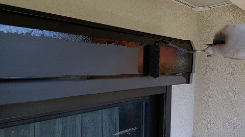 ⑥シャッターボックス塗装の詳細写真