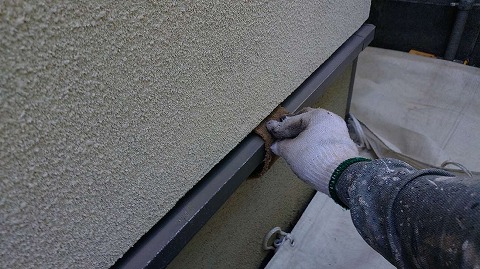 ⑦土台水切り塗装の詳細写真