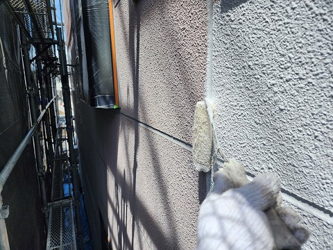 ④下塗りの詳細写真