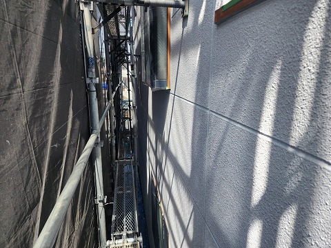 ④下塗りの詳細写真