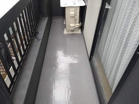 ②トップコート塗布の詳細写真