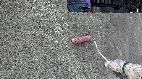 ②門塀塗装の詳細写真