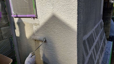 ②門塀塗装の詳細写真