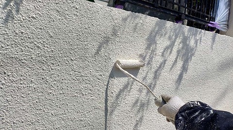 ②門塀塗装の詳細写真