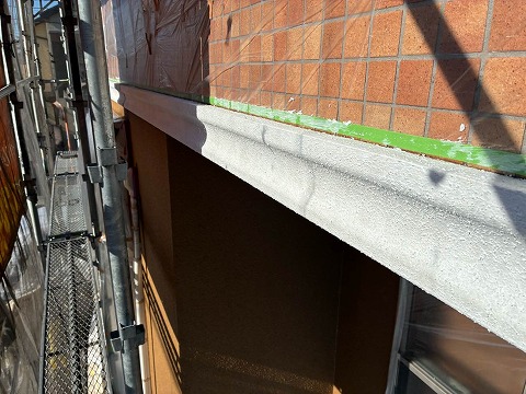 ⑥帯板塗装の詳細写真
