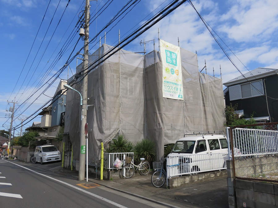 屋根　外壁塗装　大和市　S様邸