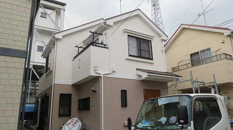 外壁・屋根塗装　神奈川県大和市　H様邸