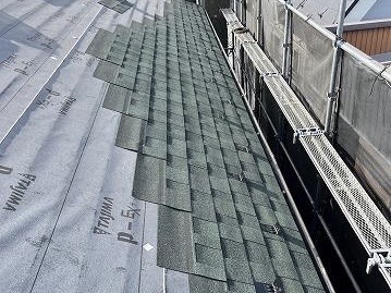 ②防水シート・屋根材の詳細写真