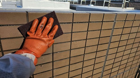 ④高圧洗浄の詳細写真