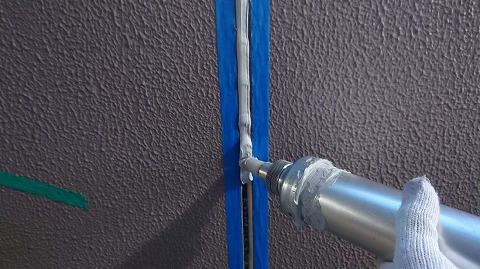 ①シーリングの詳細写真