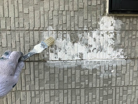 ②下地補修の詳細写真