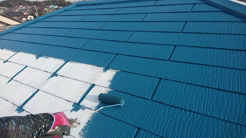 ②屋根塗装の詳細写真