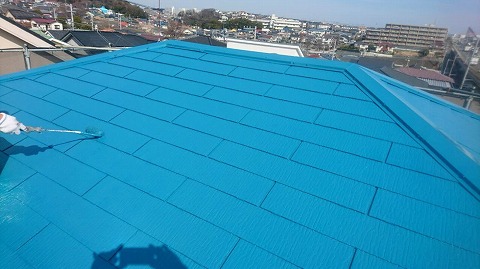 ②屋根塗装の詳細写真