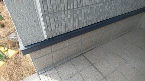 ⑥土台水切り塗装の詳細写真