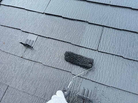 ③屋根塗装の詳細写真