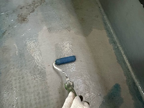 ②トップコート塗布の詳細写真