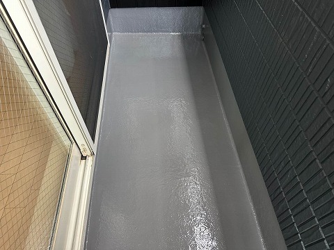 ②トップコート塗布の詳細写真