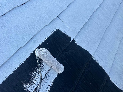 ②下塗りの詳細写真