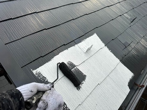 ③屋根塗装の詳細写真