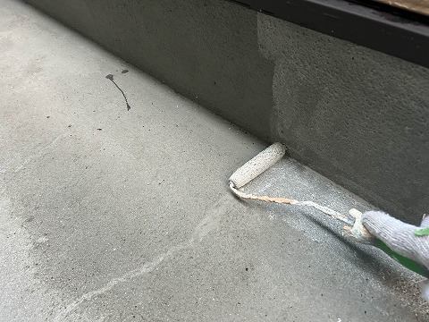 ②トップコート塗布の詳細写真