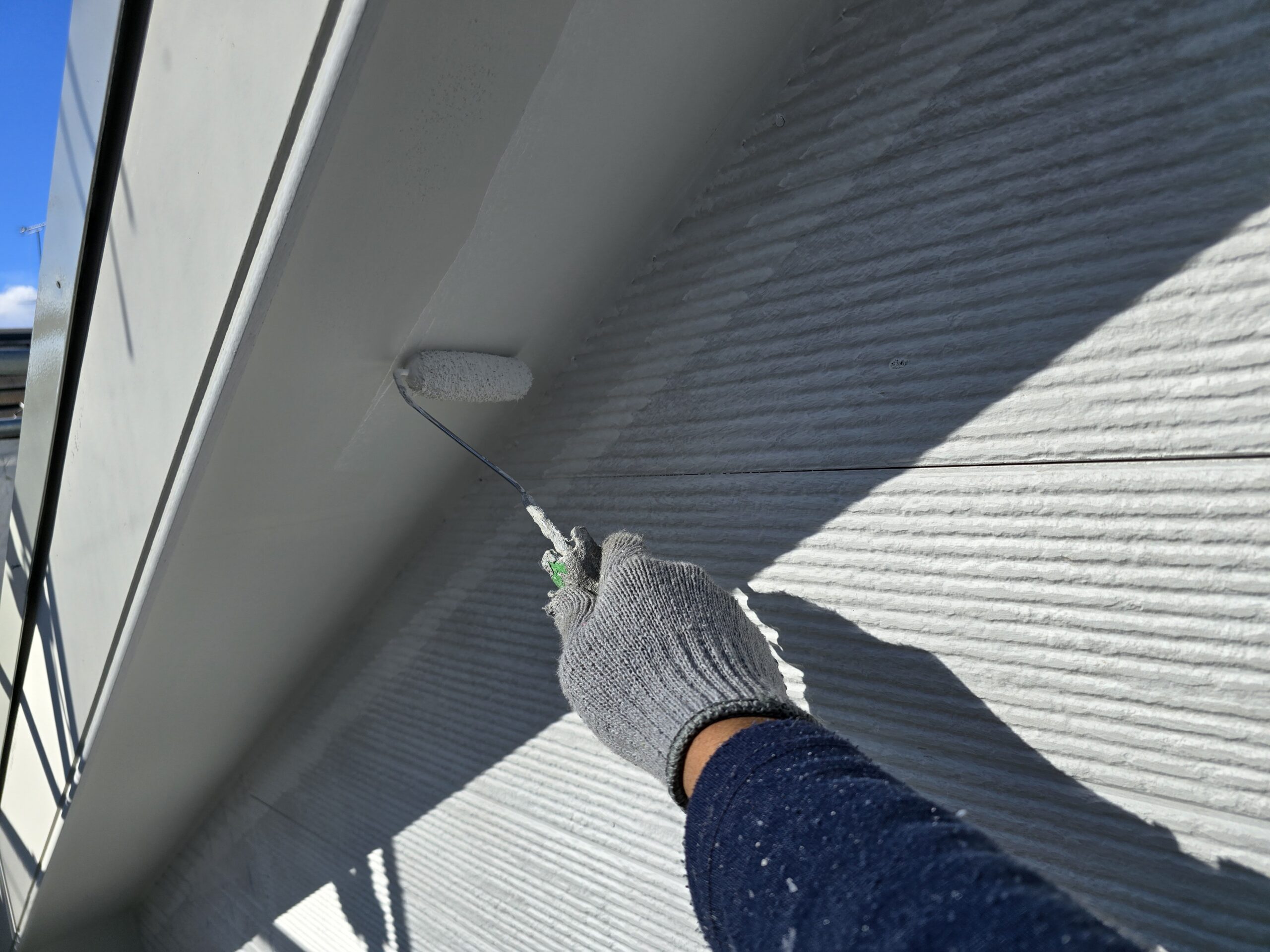 ③軒天塗装の詳細写真